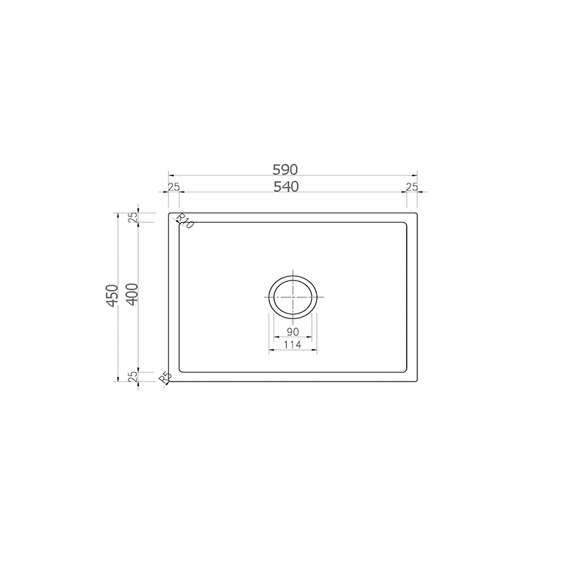 Prometheus Under/Overmount Granite Sink W950mm Arkware Kitchen and Bathroom Accessories
